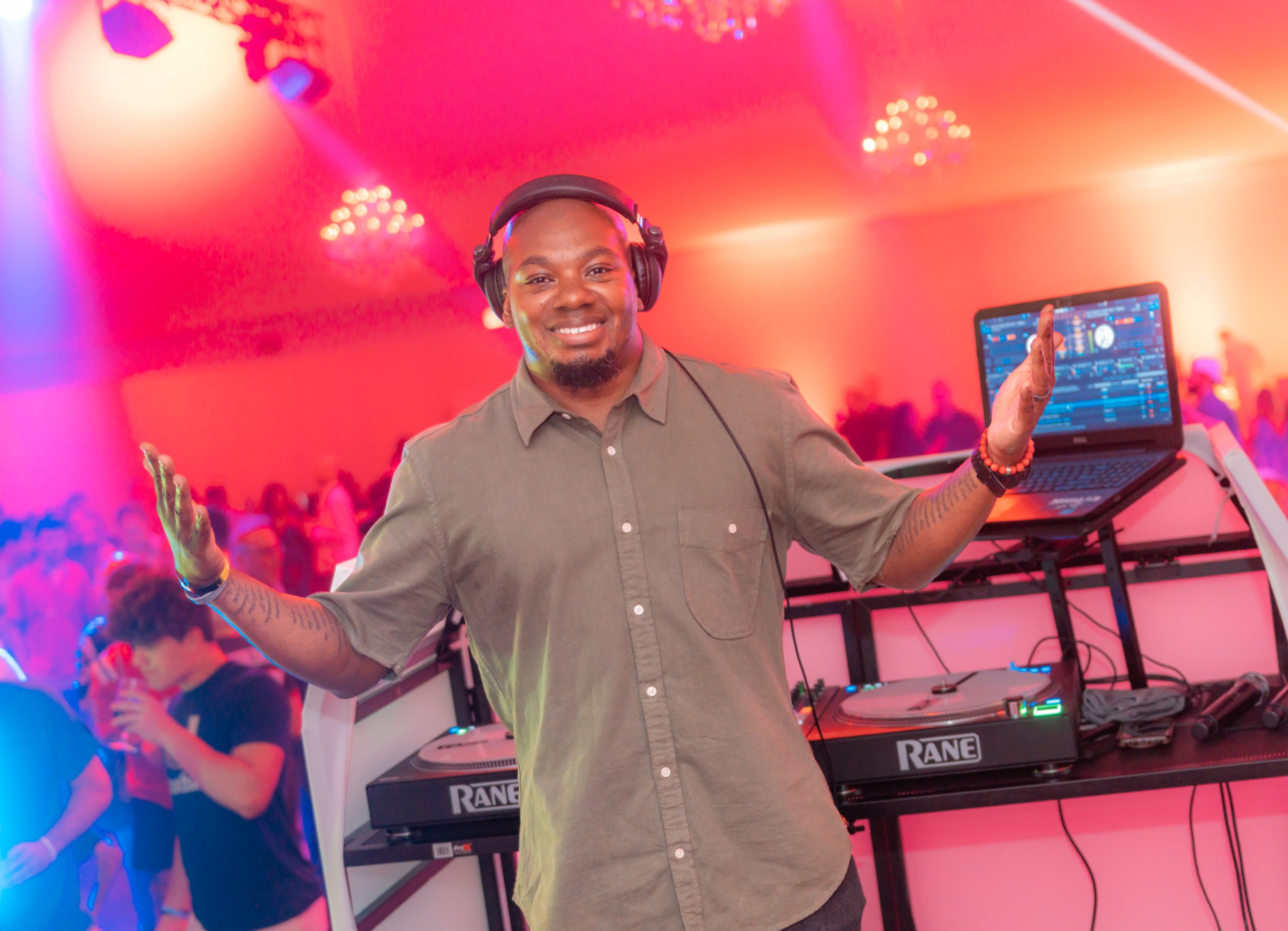 DJ Memphis performing at a private party